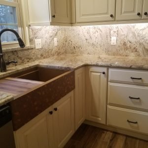brown granite kitchen
