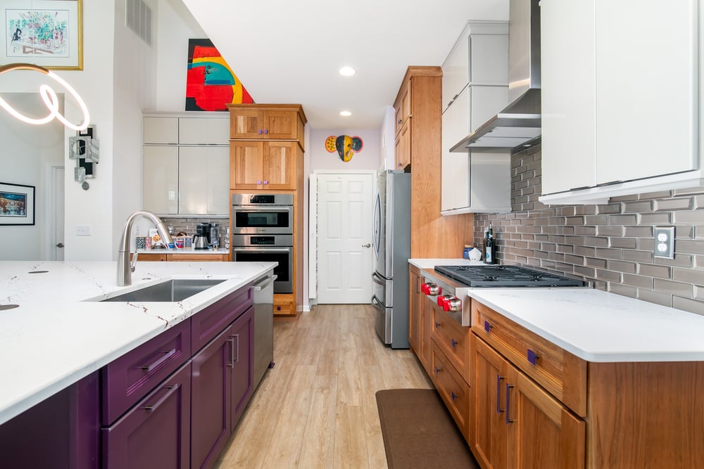 wood kitchen cabinets